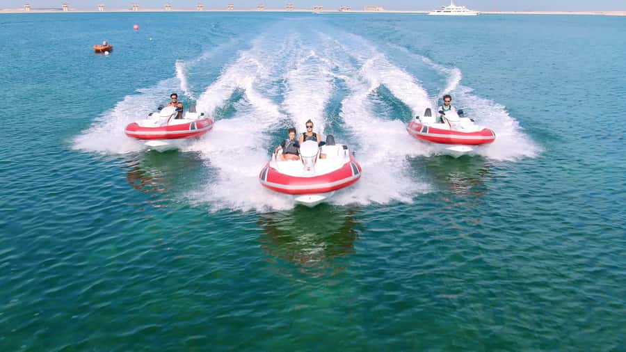 Dubai: Private Self-Drive SeaKart Jet Ski Boat Tour - From Dubai Harbour Yacht Club to open water