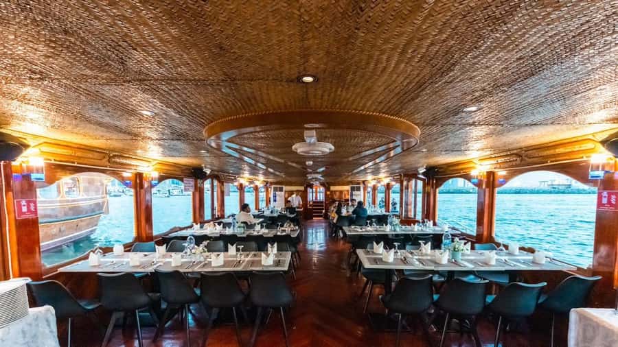 Dubai: Scenic Dhow Cruise with Buffet Dinner and Live Shows - Boarding at Dubai Old Village