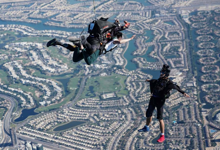 Dubai: Skydive at The Palm with Photos, Video & Yacht Tour - Sixty seconds at 120 miles per hour