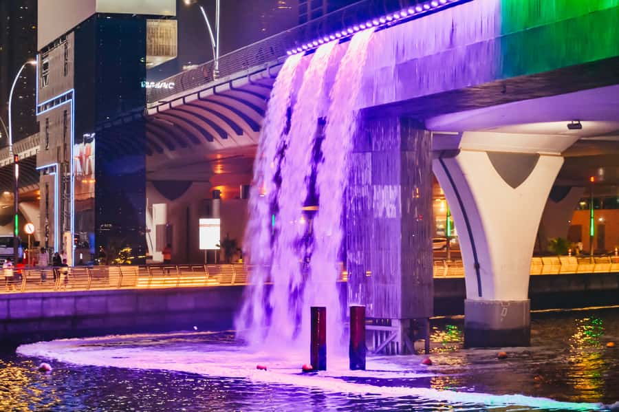 Dubai: Water Canal Cruise and La Perle Show with Dinner - Dining on the dhow, with indoor and open-air choices