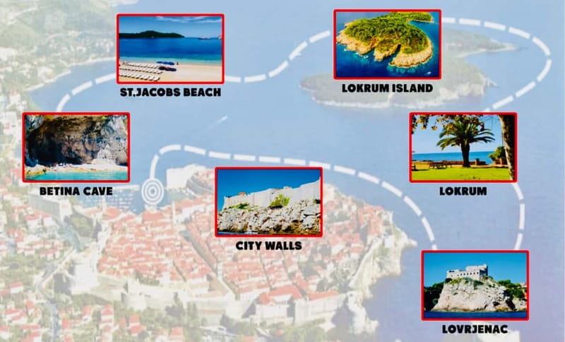Dubrovnik: Lokrum Island and Betina Cave Boat Tour - Starting beside Dubrovnik’s Old Port