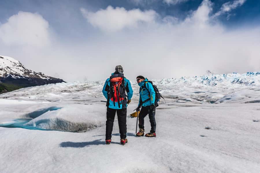 El Calafate: Perito Moreno Glacier Trekking Tour and Cruise - First glacier view at the boardwalks