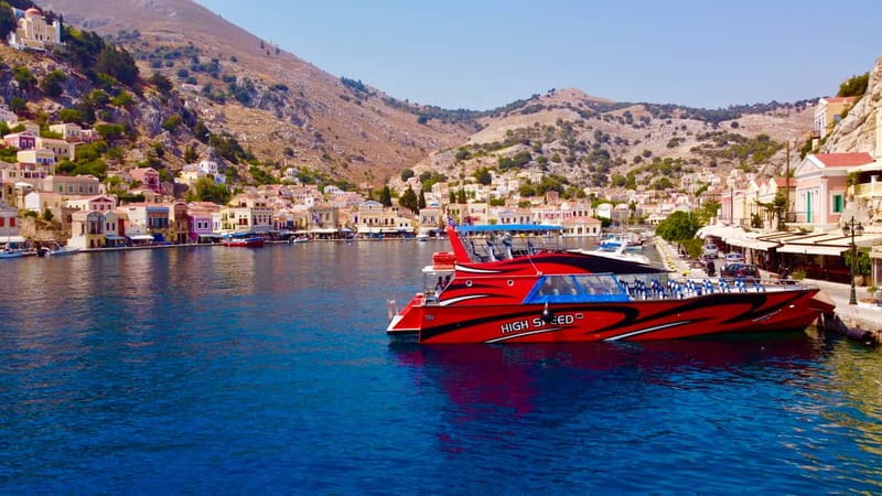 Faliraki: Direct Cruise to Symi & Saint George's Bay - Arriving in Symi Town