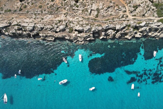 Favignana and Levanzo, Egadi islands tour by boat from Trapani - Bue Marino and Favignana’s old quarries