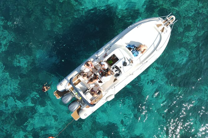Favignana and Levanzo, Egadi islands tour by boat from Trapani - Cala Azzurra and the first swim