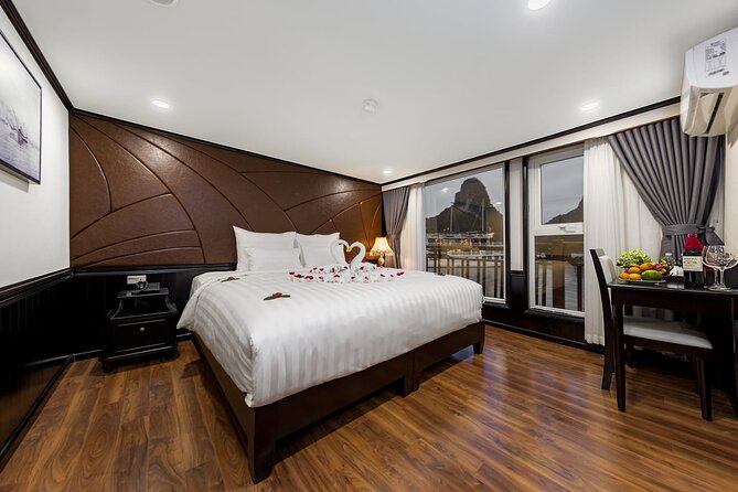 Featured: All-Inclusive OVERNIGHT Halong Cruises - many options - Lunch, cabin check-in, and settling aboard