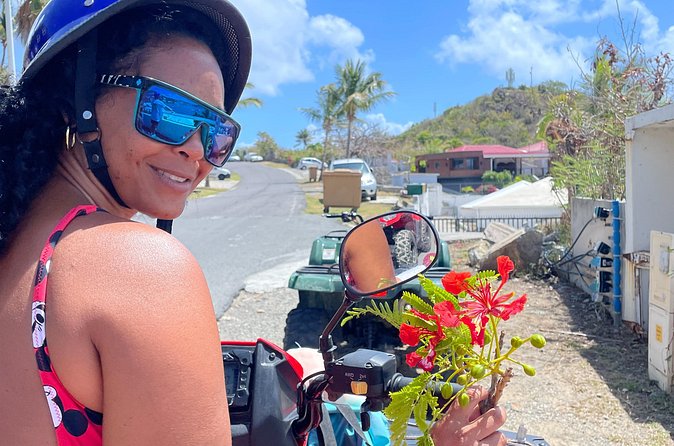 For cruise passengers: Guided ATV Tour of Dutch & French St. Maarten - Coastal roads and inland views
