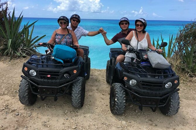 For cruise passengers: Guided ATV Tour of Dutch & French St. Maarten - Iguanas, beaches, and the famous plane approach