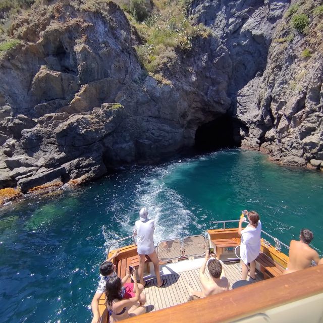 Forio: Ischia Island Boat Tour with Local Lunch and Swimming - San Montano, coffee, fruit, and dessert