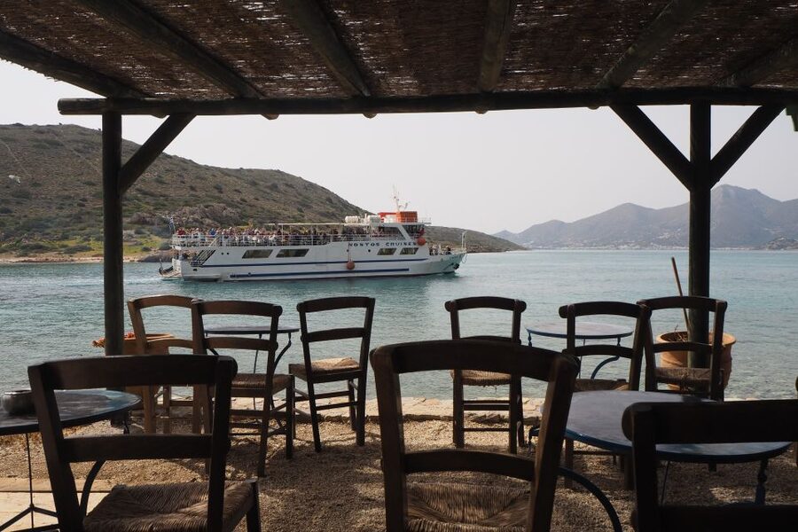 From Ag. Nikolaos: Spinalonga & Kolokytha Cruise with Lunch - Lunch on deck, with reasonable expectations