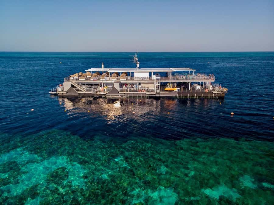 From Airlie Beach: Great Barrier Reef Adventure Cruise - The long run from Airlie Beach to Hardy Reef