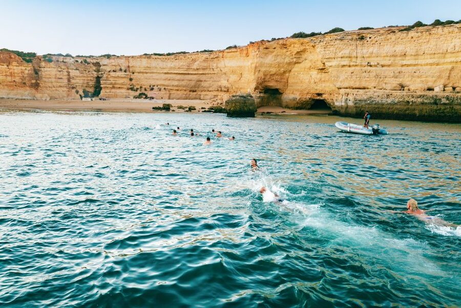 From Albufeira: Sunset Cruise and Beach BBQ with Open Bar - What You Eat at the Beach BBQ