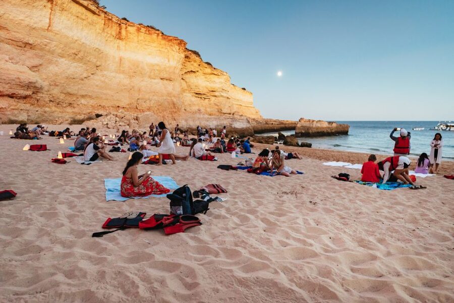 From Albufeira: Sunset Cruise and Beach BBQ with Open Bar - Live Music, DJ Sets, and the Fire Performance