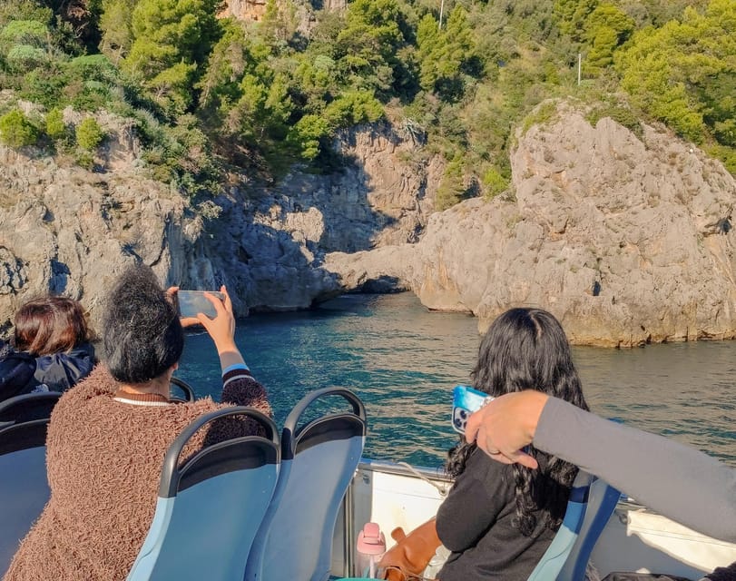 From Amalfi: Coast & Furore Fjord Boat Tour with Swim Break - Minori and Maiori widen the view