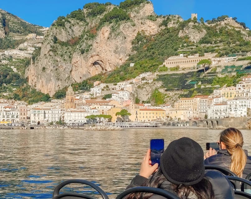 From Amalfi: Coast & Furore Fjord Boat Tour with Swim Break - Furore Fjord is the visual centerpiece