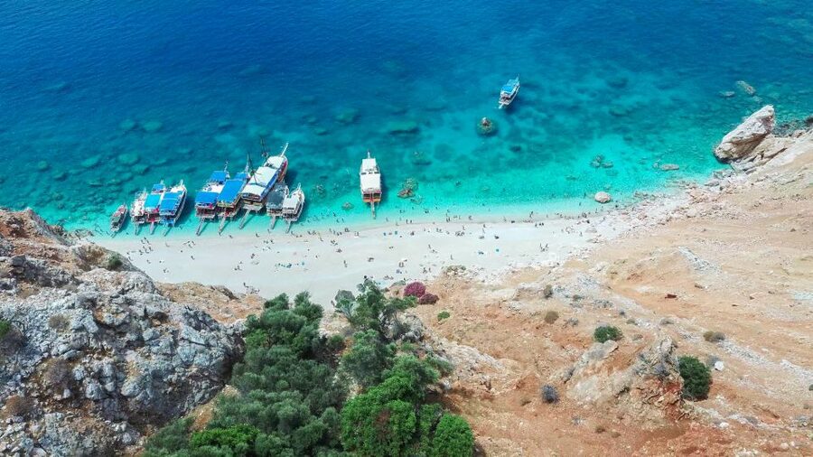 From Antalya or Kemer: Suluada Island Boat Trip with Lunch - Hacivat Bay and the final swim