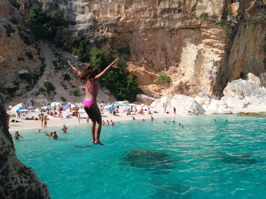 From Arbatax: Full-Day Guided Boat Tour of the Baunei Coast - The Pools of Venus: a short water stop