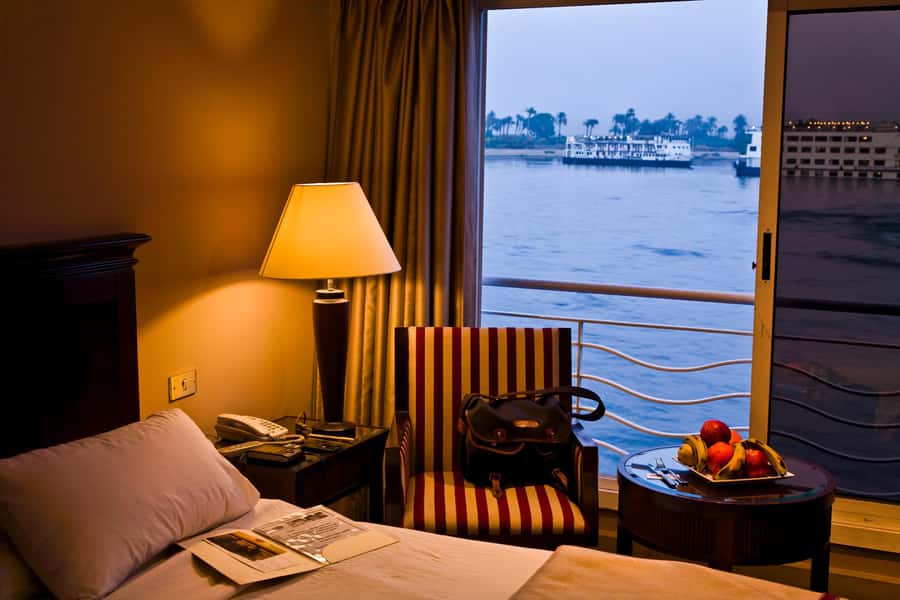 From Aswan: 3-Day Cruise to Luxor with Hot Air Balloon - Kom Ombo at sunset
