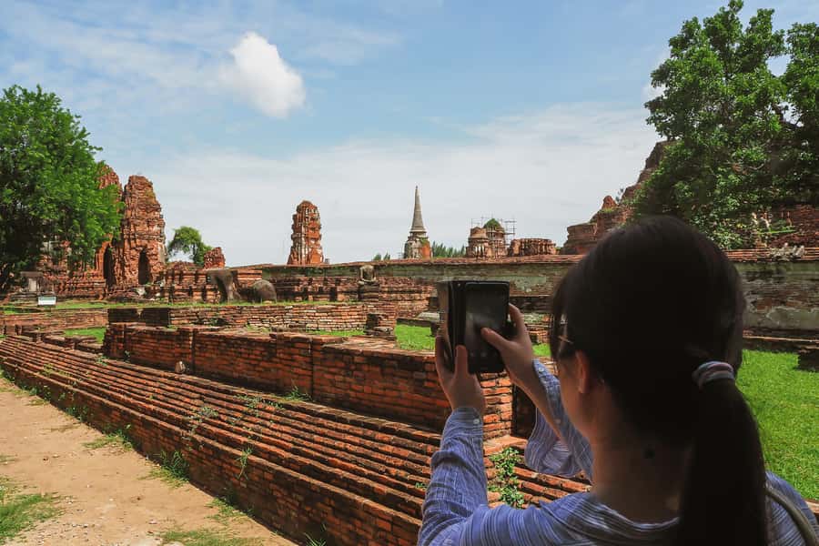 From Bangkok: Ayutthaya Day Tour by Bus with River Cruise - Wat Chaiwattanaram and Angkor-style architecture