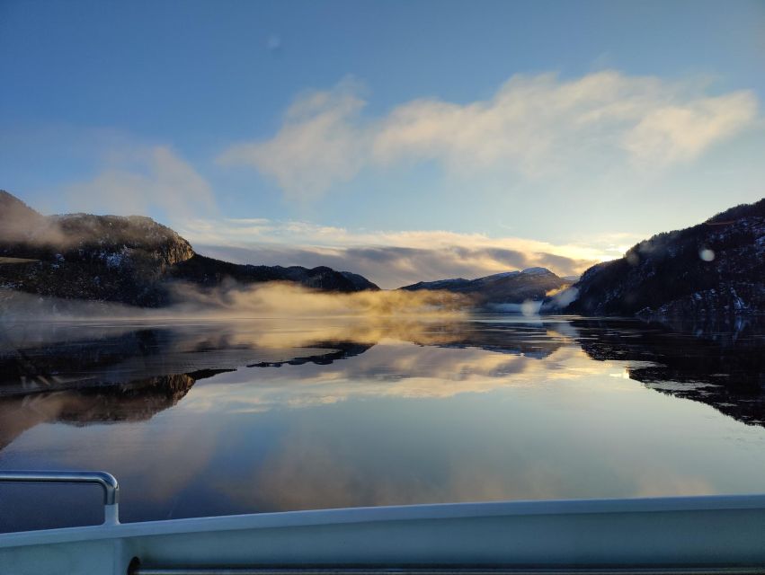 From Bergen: The Original Fjord Cruise to Mostraumen - Mostraumen brings narrow water and strong currents