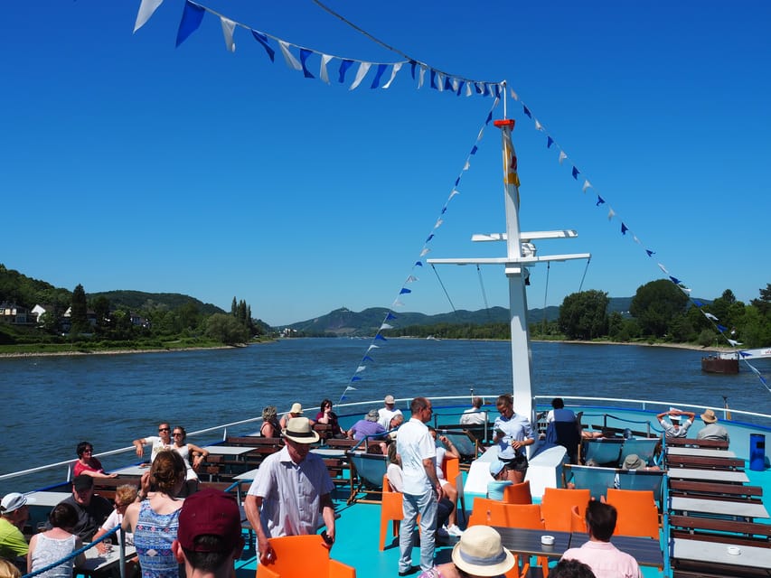 From Bonn: Rhine River to Linz Sightseeing Boat Tour - From Bad Godesberg to the Siebengebirge