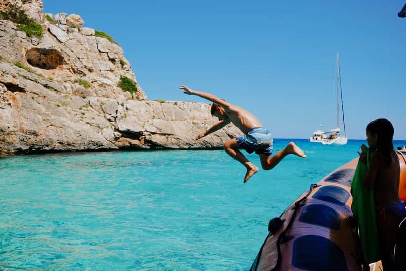 From Cala Figuera: Boat Tour to Cala Marmols & Caló de Moro - A small boat means a more personal ride