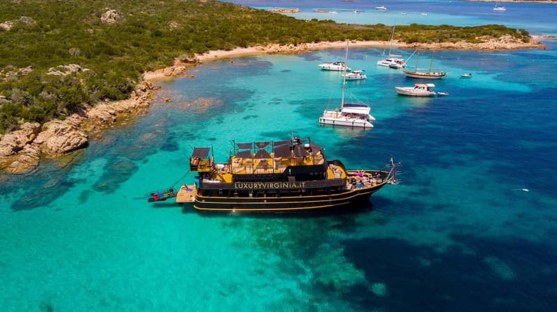 From Cannigione: La Maddalena Archipelago Boat Trip - Love Bay on Spargi: the first real swim