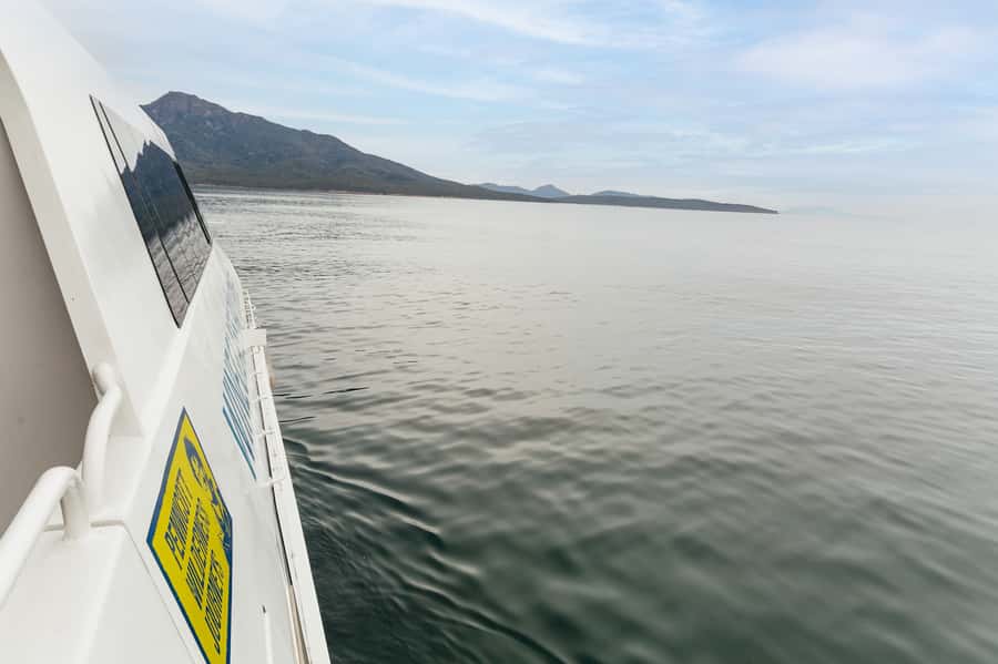From Coles Bay: Wineglass Bay Cruise with Lunch - A Tasmanian Ploughman’s lunch on board