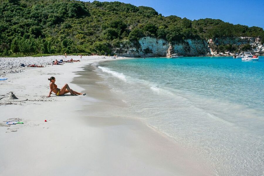From Corfu: Day Cruise to Paxos, Antipaxos, and Blue Caves - Two hours in Gaios village