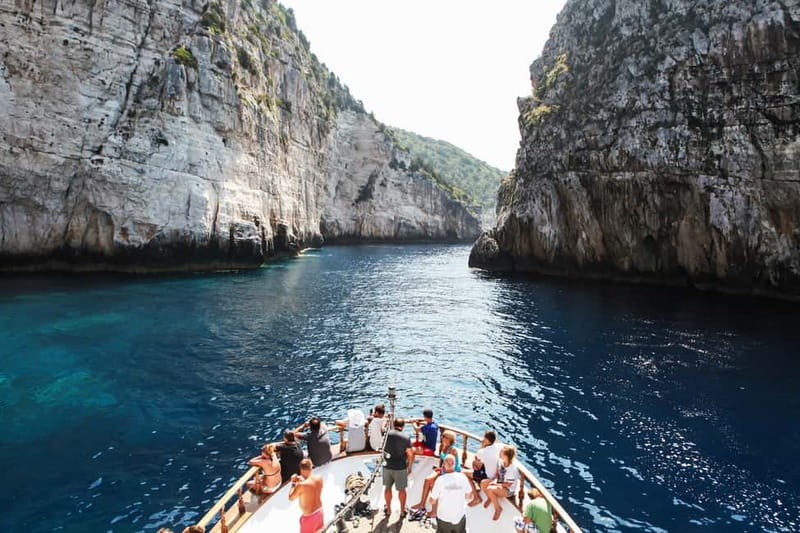 From Corfu: Day Cruise to Paxos, Antipaxos, & the Blue Caves - Pickup, departure, and the day’s timing