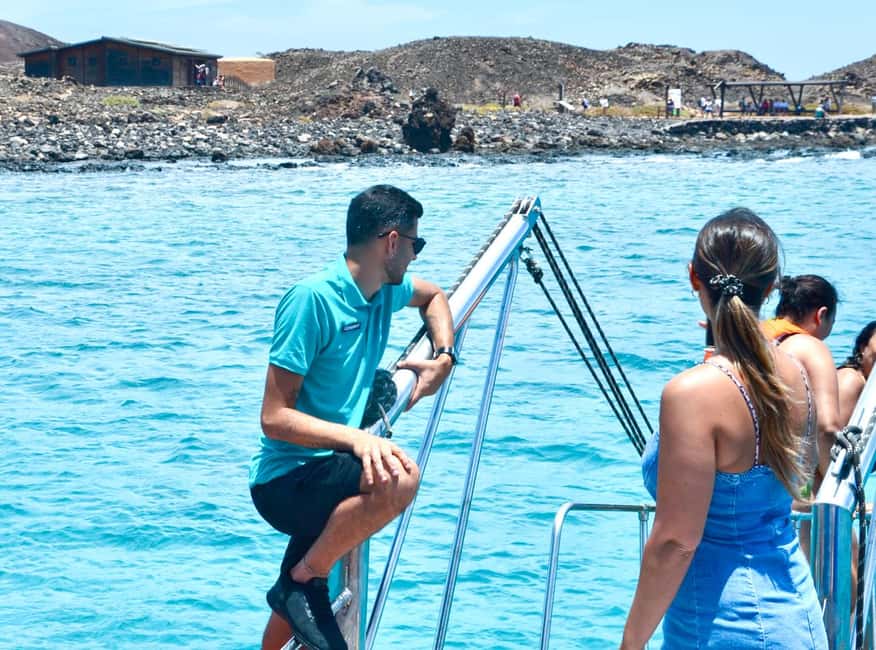 From Corralejo: Lobos Island Boat and Snorkel Activity - Walking to Lobos Lighthouse