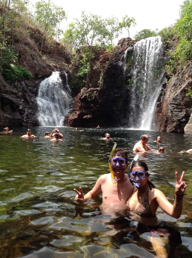 From Darwin: Litchfield Park Tour & Jumping Crocodile Cruise - Termite mounds and a Batchelor stop add local context