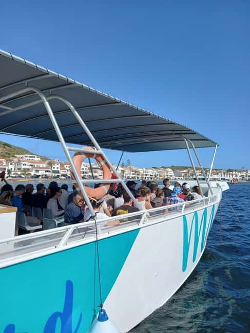 From Fornells: North Coast Beaches Cruise with Swim Stops - Leaving Fornells Bay for Menorca’s north coast