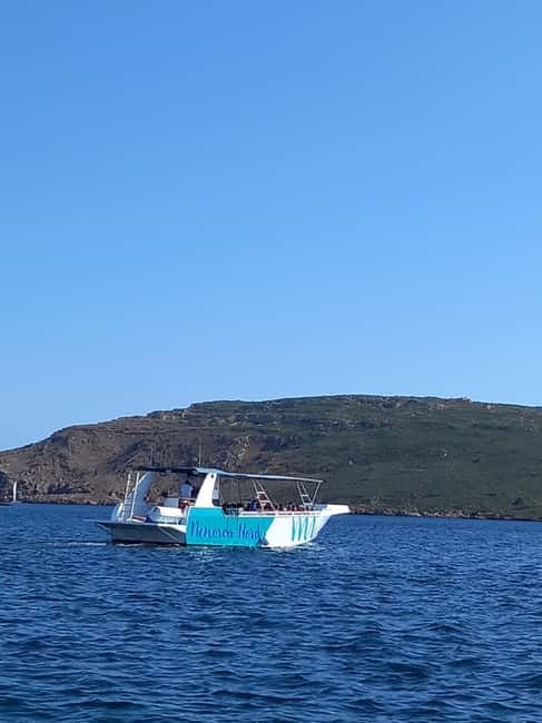 From Fornells: North Coast Beaches Cruise with Swim Stops - Port of Sanitja and the remains of Sanisera