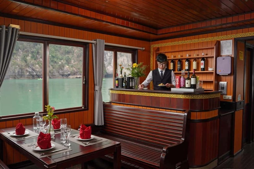 From Hanoi/Cat Ba: Lan Ha Bay Full-Day Boat Trip - Vietnamese lunch on board at Ong Cam Islet