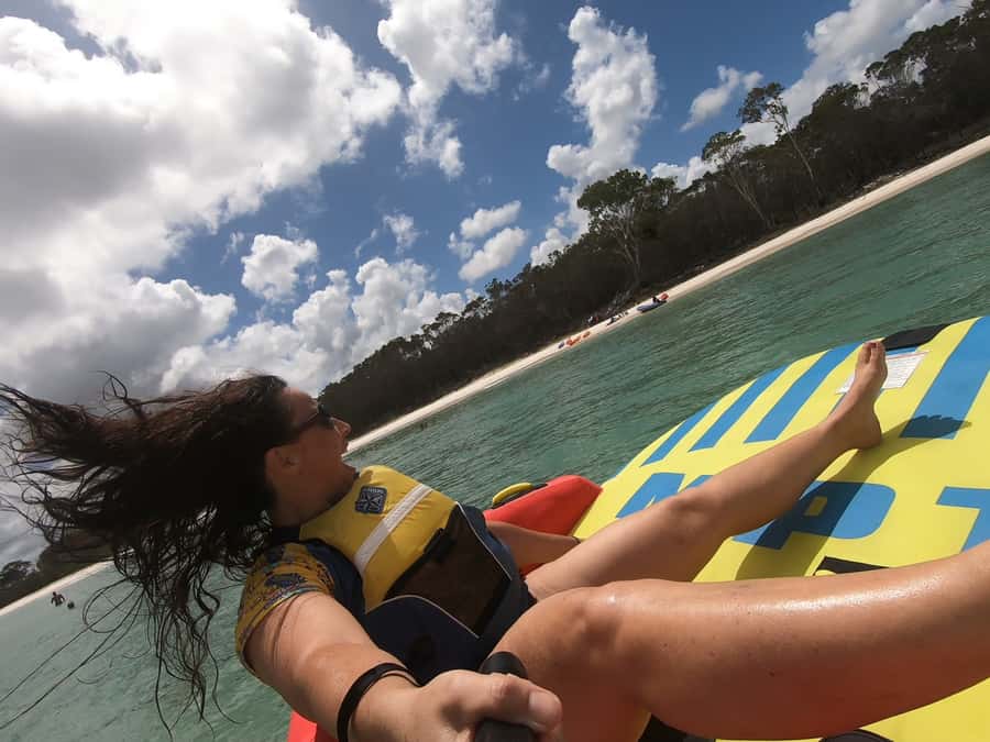 From Hervey Bay: Half-Day K'gari Fraser Island Beach Cruise - Kgaris West Coast or Pelican Banks