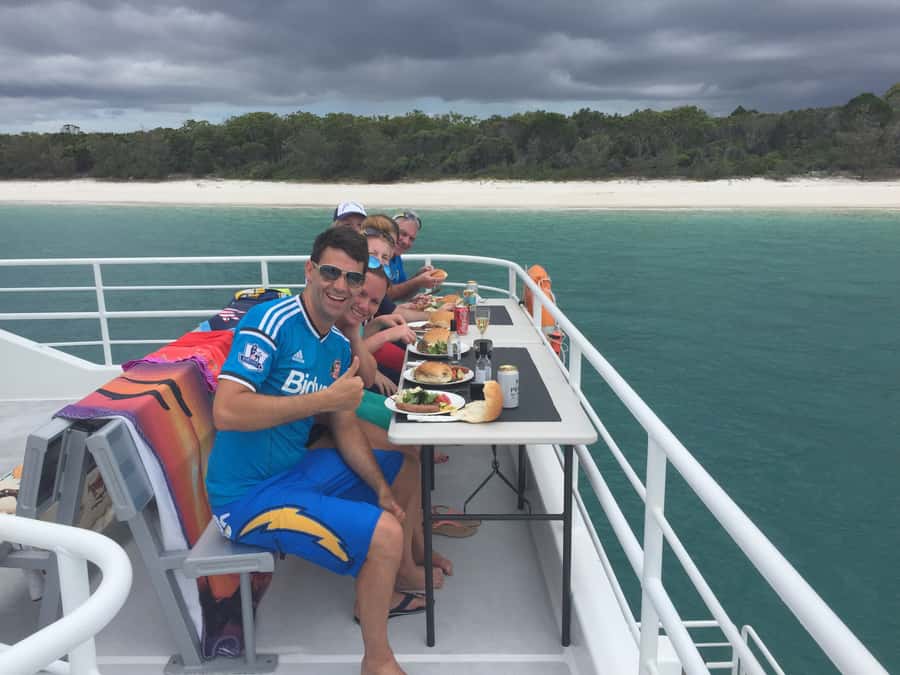 From Hervey Bay: Half-Day K'gari Fraser Island Beach Cruise - Lunch with Hervey Bay prawns on the return cruise