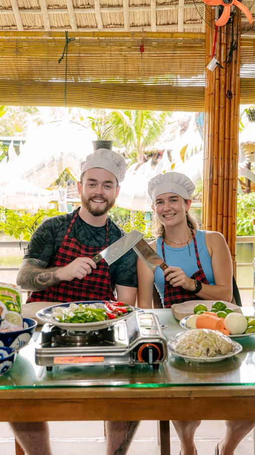 From Hoi An: Market Tour, Basket Boat Ride and Cooking Class - From Hoi An’s market stalls to a rural kitchen