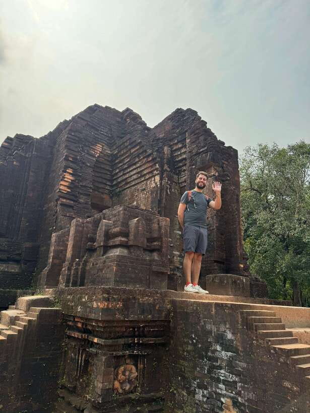 From Hoi An: My Son Sanctuary Afternoon Tour & Boat Trip - A bánh mì, water, and a practical pause