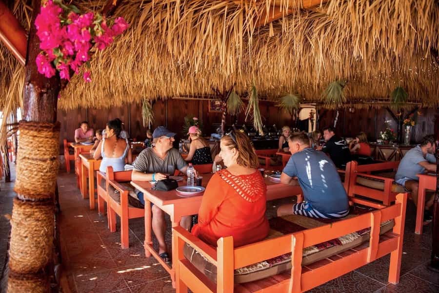 From Hurghada: Paradise Island Snorkeling Cruise with Lunch - Hotel pickup, marina arrival, and timing