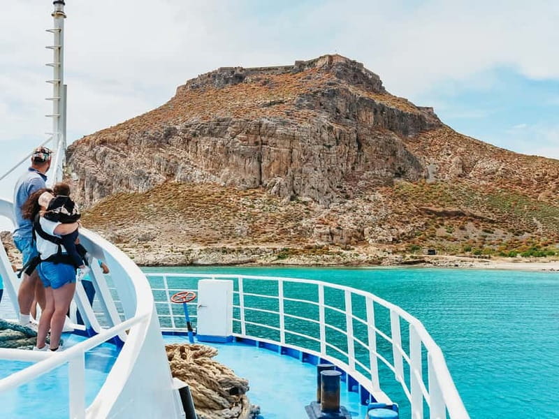 From Kissamos Port: Boat Cruise to Balos Lagoon & Gramvousa - The Kissamos to Balos route