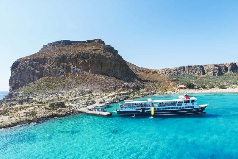 From Kissamos Port: Boat Cruise to Balos Lagoon & Gramvousa - Gramvousa: castle, church, and a stranded ship