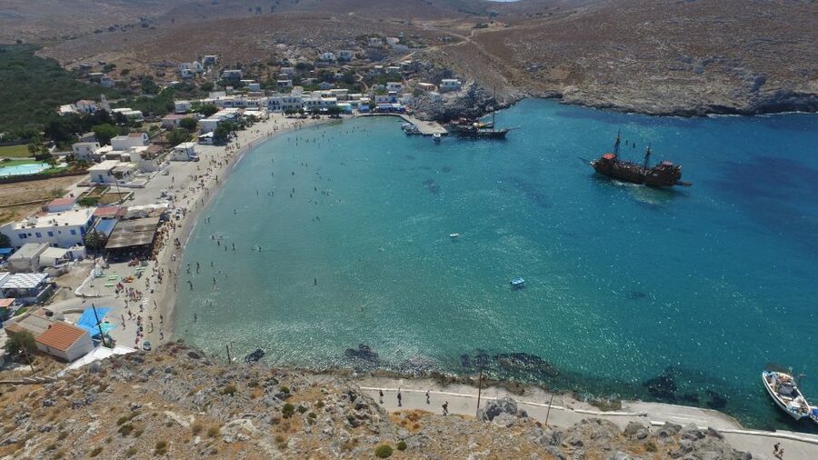 From Kos: 3-Island Pirate Cruise with Lunch and Waterslide - Plati: the place for the water slide
