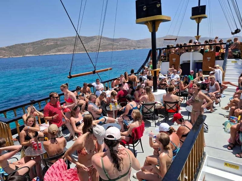 From Kos:A full day cruise in the newest luxury vessel! - Dolphin watching on the way to the water