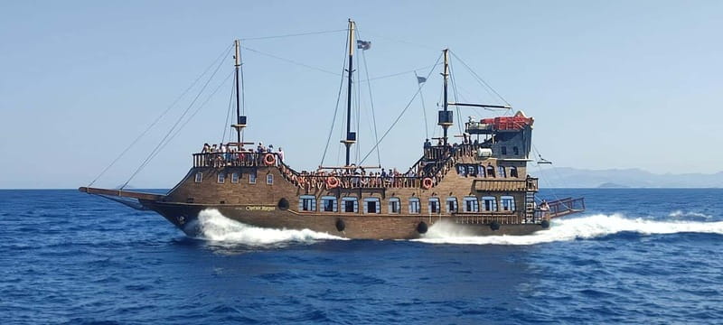 From Kos:A full day cruise in the newest luxury vessel! - Lunch is simple, useful, and included