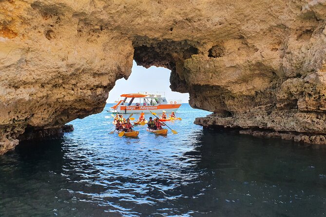 From Lagos: Kayak Tour of Ponta da Piedade Caves on Catamaran - What the catamaran adds to the experience