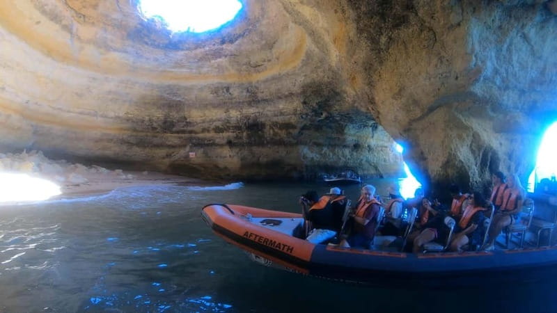 From Lagos: Scenic Cruise to the Benagil and Carvoeiro Caves - From Lagos Marina to the open Atlantic
