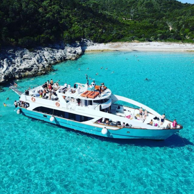 From Lefkimmi: Syvota, Blue Lagoon and Cave Sunset Cruise - The Ride from Lefkimmi to Sivota