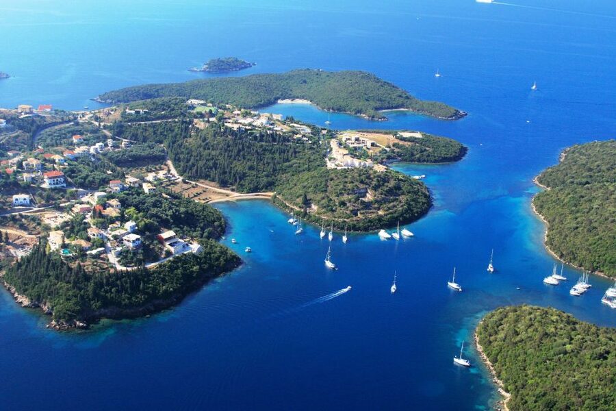 From Lefkimmi: Syvota, Blue Lagoon and Cave Sunset Cruise - Quiet Coves Along the Ionian Coast