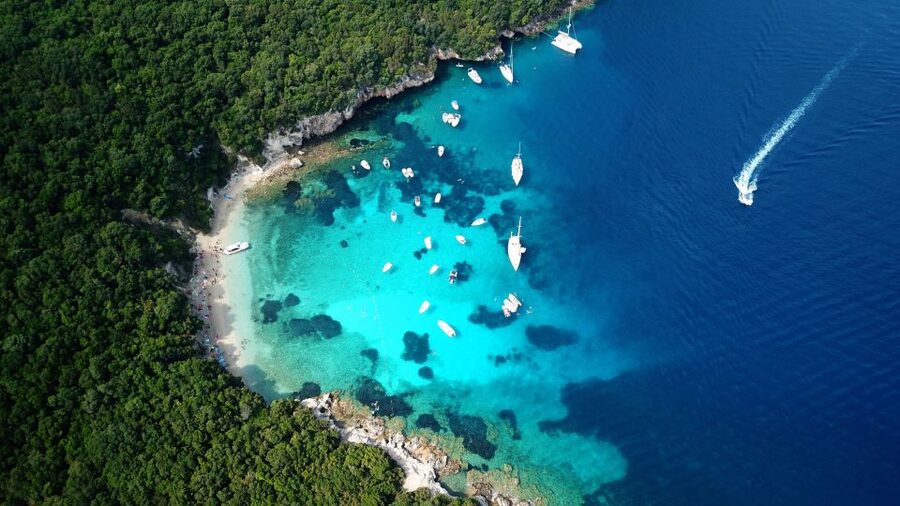 From Lefkimmi: Syvota, Blue Lagoon and Cave Sunset Cruise - What the $35 Price Really Gets You